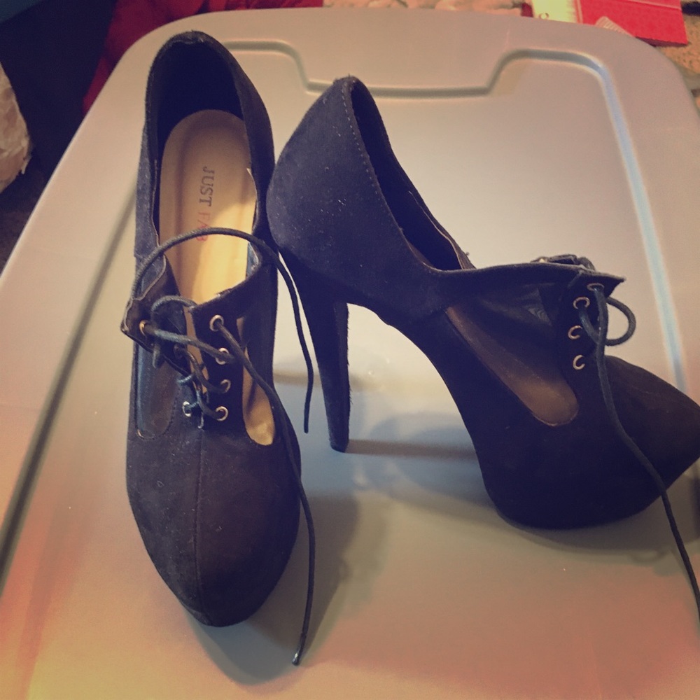 Black heels